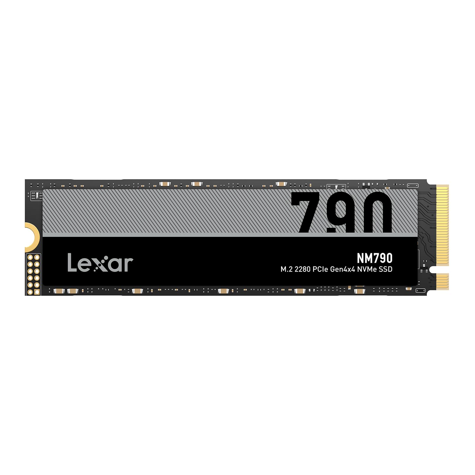 Lexar 2TB NM790 SSD PCIe Gen4 NVMe M.2 2280 Internal Solid State Drive, Up to 7400/6500 MB/s Read/Write, Compatible with PS5, for Gamers and Creators, Black