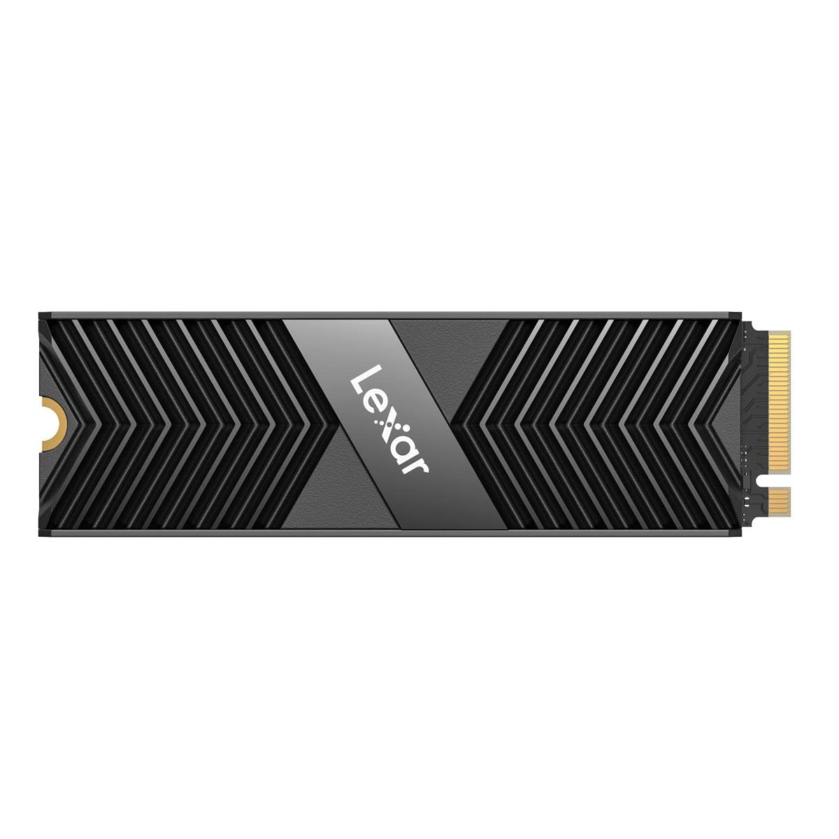 Lexar 2TB Professional NM800 PRO SSD with Heatsink PCIe Gen4 NVMe M.2 2280 Internal Solid State Drive, Up to 7500/6500 MB/s Read/Write, for PS5