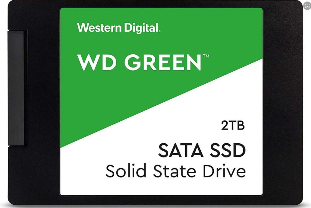 Western Digital 2TB WD Green Internal PC SSD Solid State Drive - SATA III 6 Gb/s, 2.5