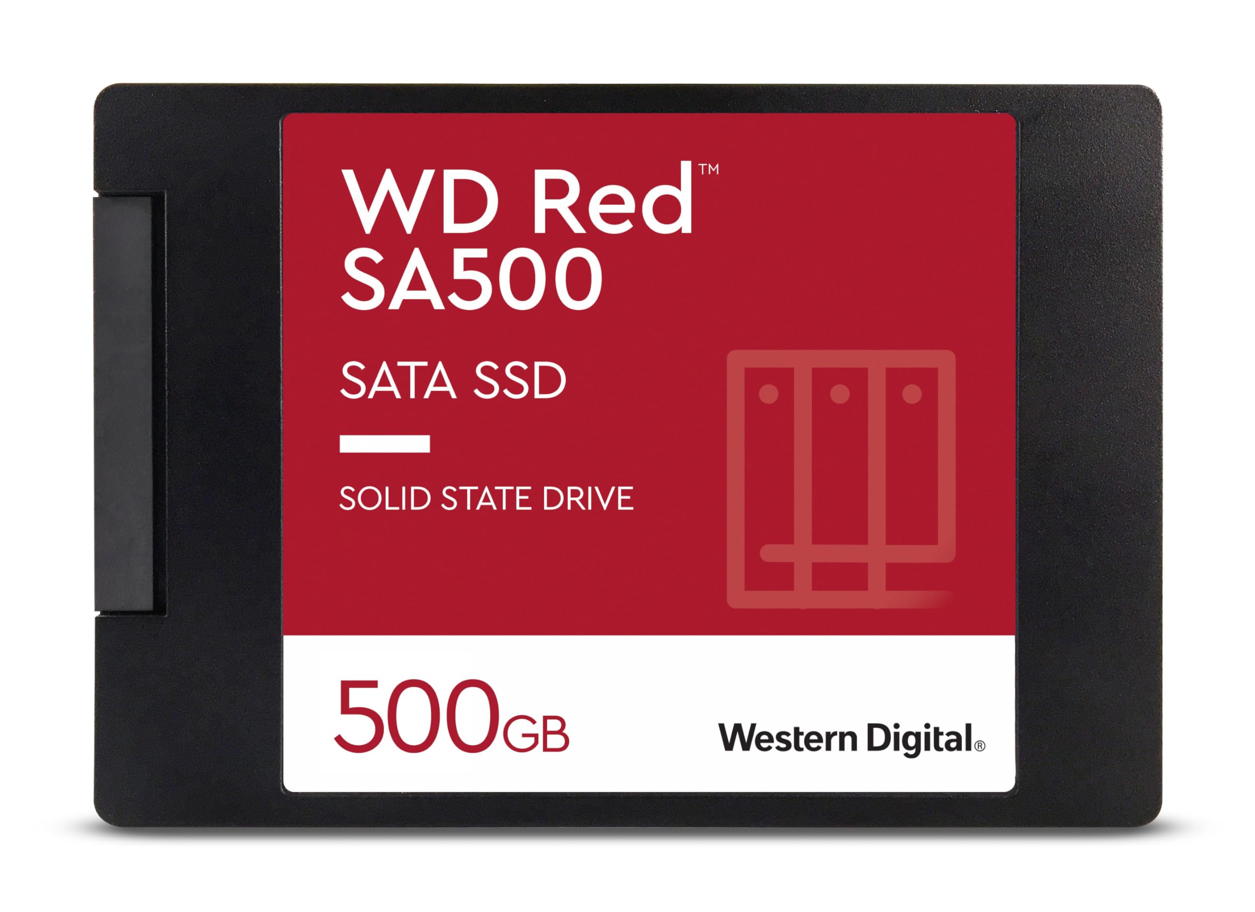 Western Digital 500GB WD Red SA500 NAS 3D NAND Internal SSD - SATA III 6 Gb/s, 2.5